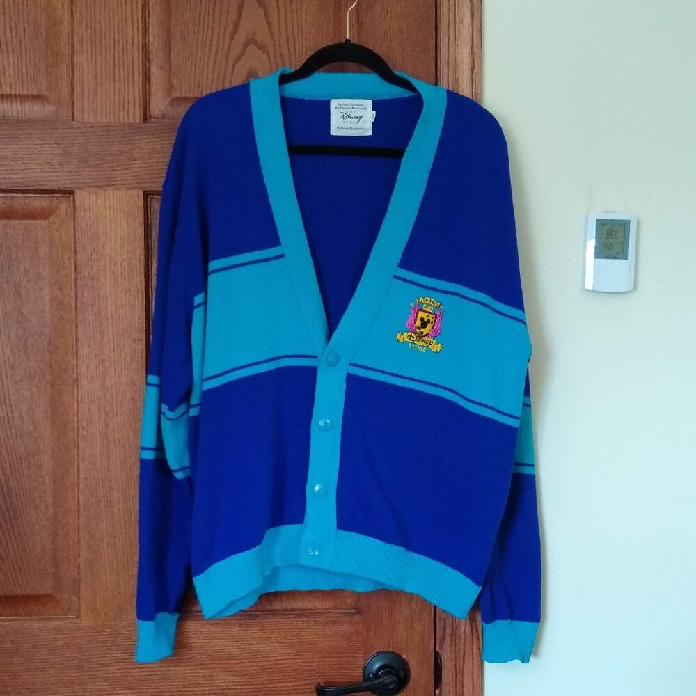Vintage Cast Member Disney Store Men's Cardigan Sweater